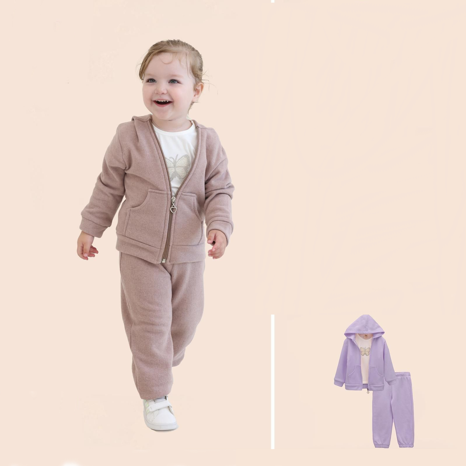 Ensemble Sport Chic Bébé avec Capuche