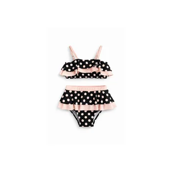 Maillot de Bain 8-12 Ans Fille “Pois Élégance”