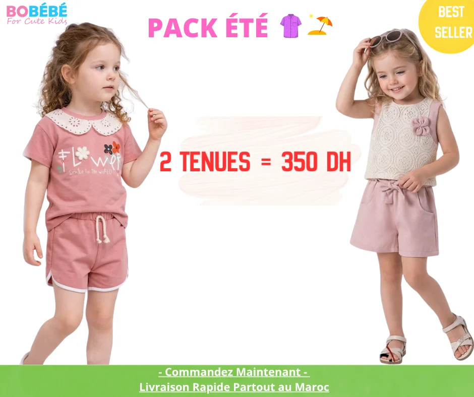 PACK 2-5 ANS FILLES - OUTFIT + TENUE DE PLAGE