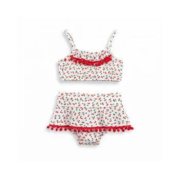 Maillot de Bain 3-7 Ans “Cherry Pompon”