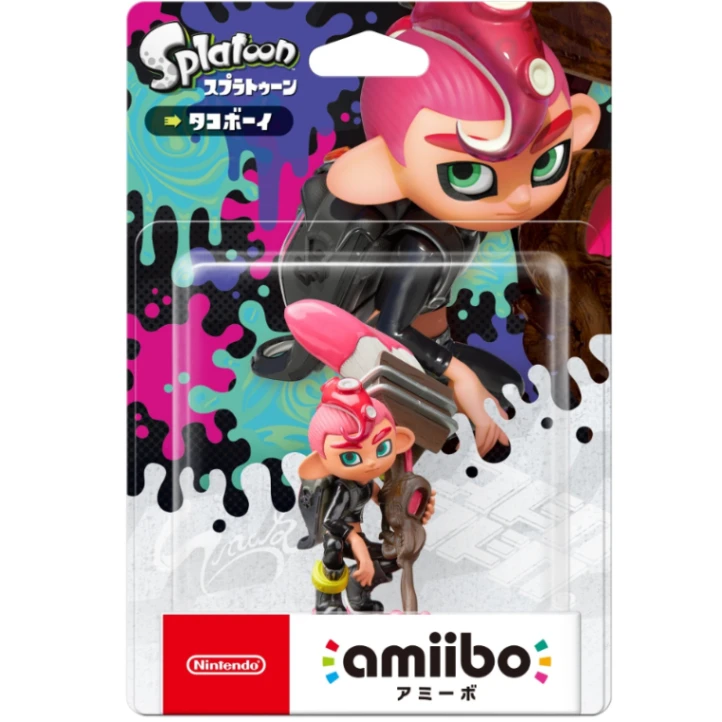 amiibo 公仔 章魚男孩 粉紅 漆彈大作戰系列