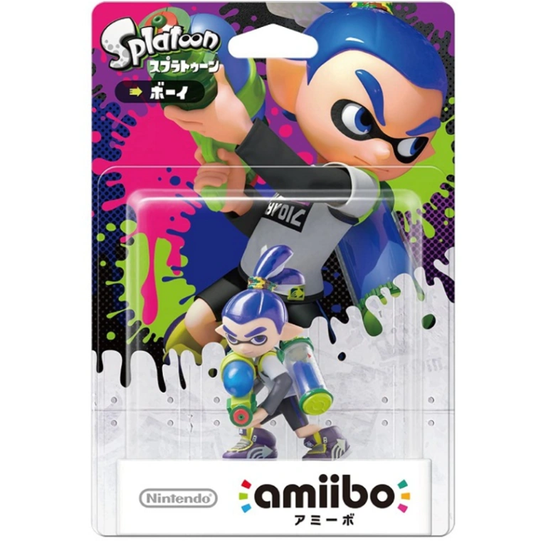 amiibo 公仔 男孩(漆彈)
