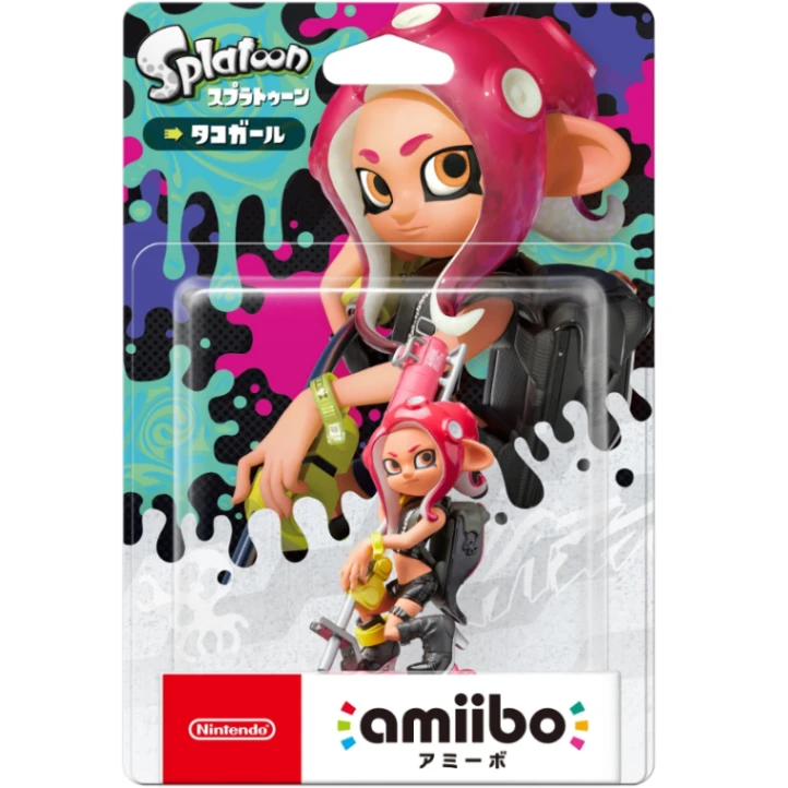 amiibo 公仔 章魚女孩 粉紅 漆彈大作戰系列