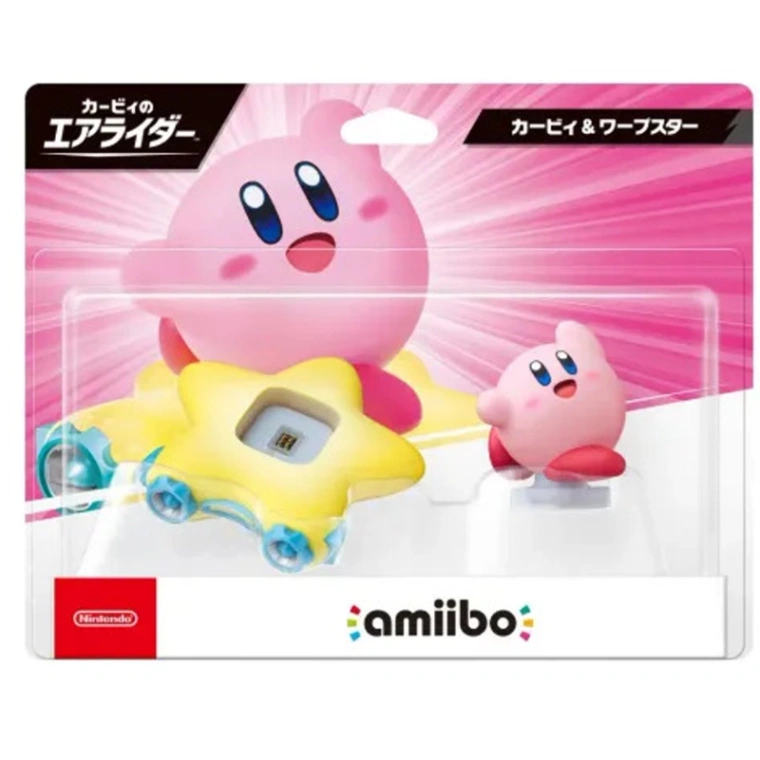 amiibo 公仔 卡比&傳送之星 卡比的馭天飛行者系列