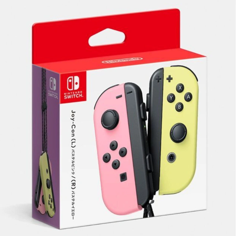 NS Joy-Con 左右手控制器 粉黃色