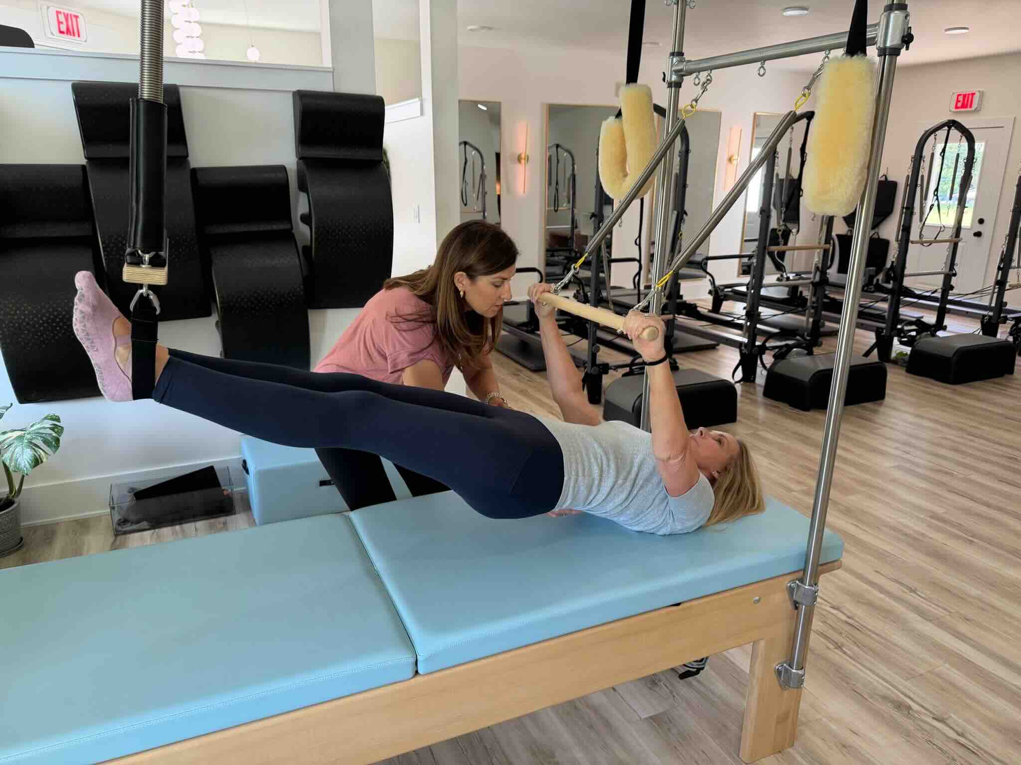 Restorative Pilates on the reformer