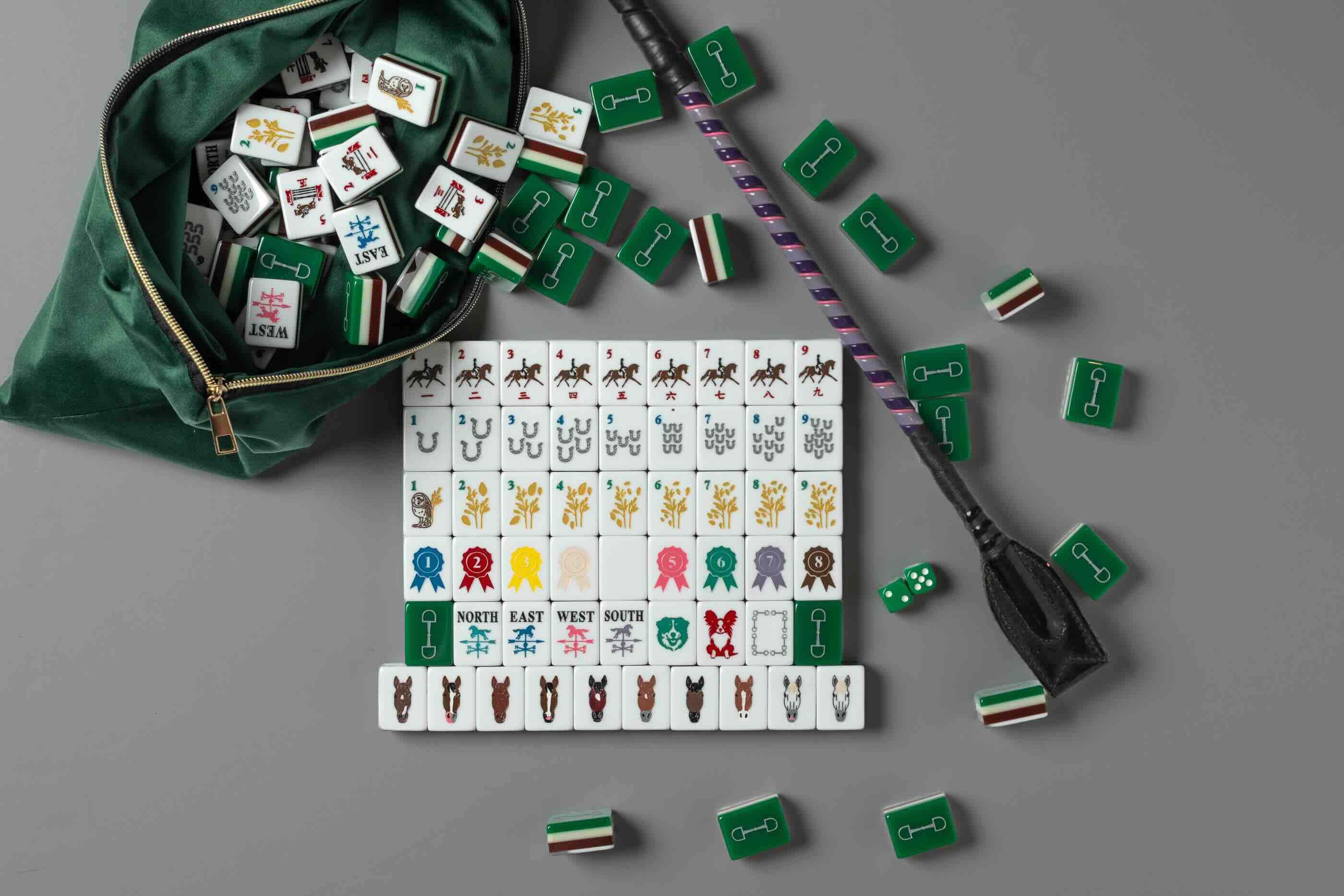 Equestrian American Mahjong Tiles, product photo 11