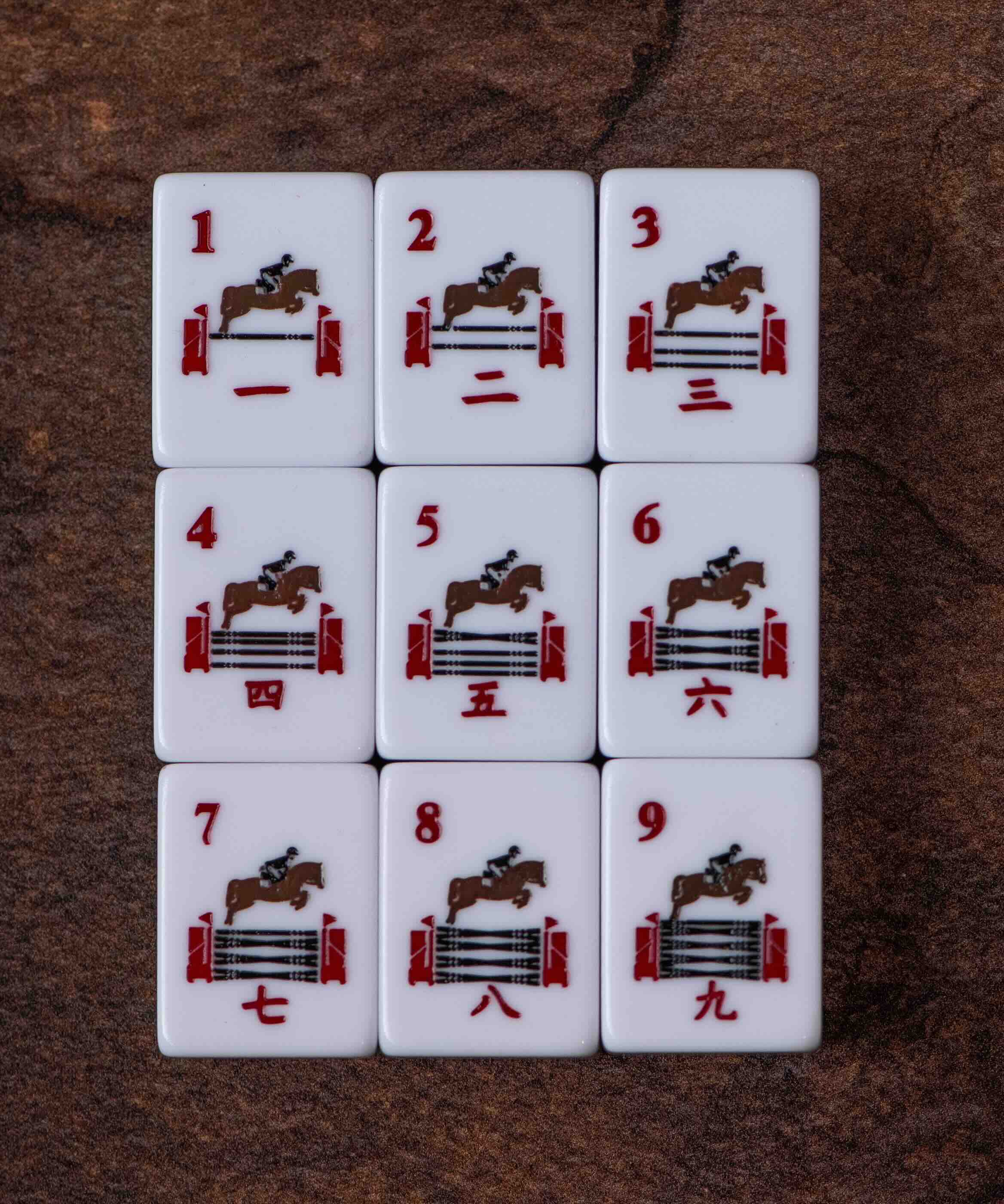 Equestrian American Mahjong Tiles, product photo 15