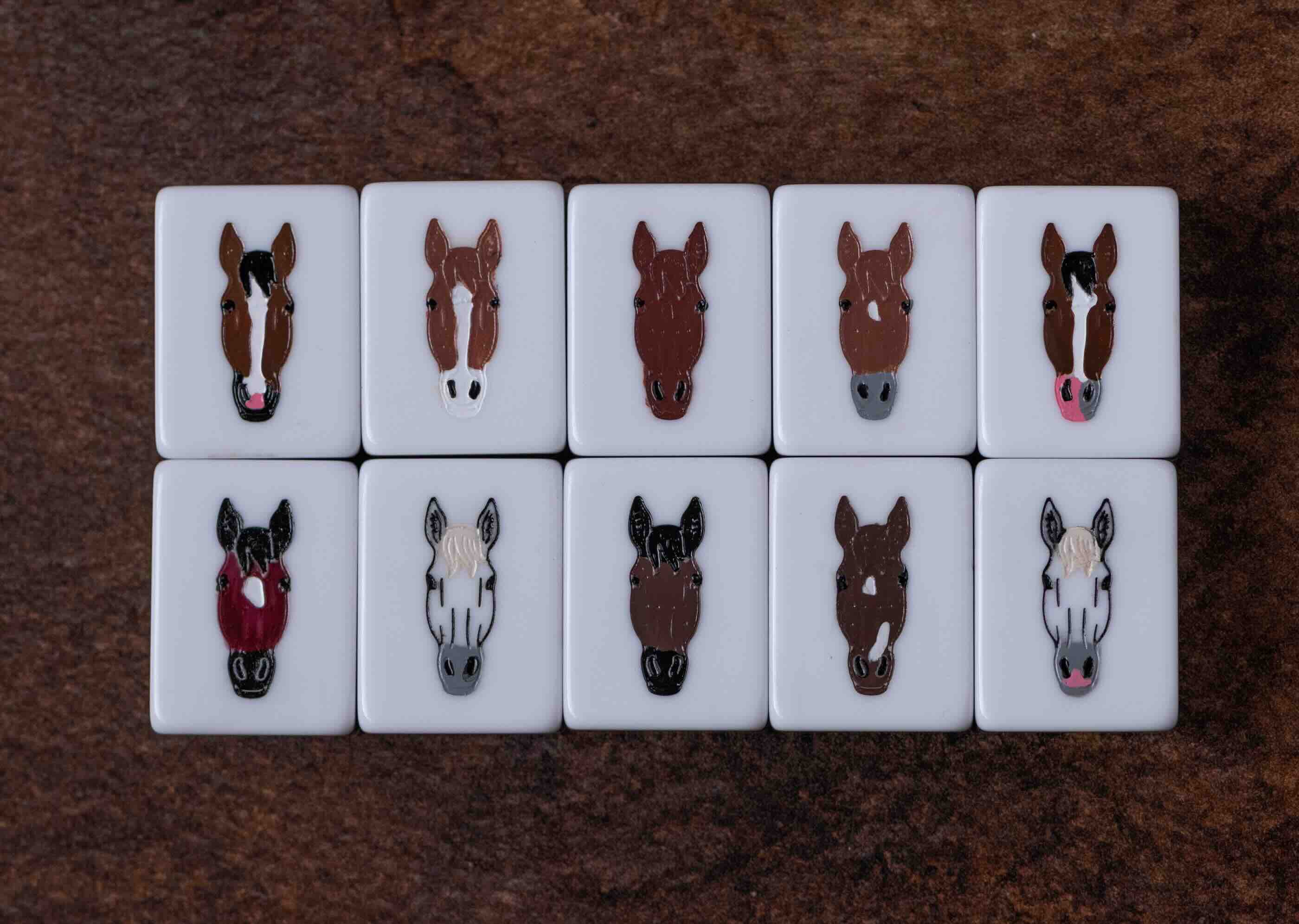 Equestrian American Mahjong Tiles, product photo 16