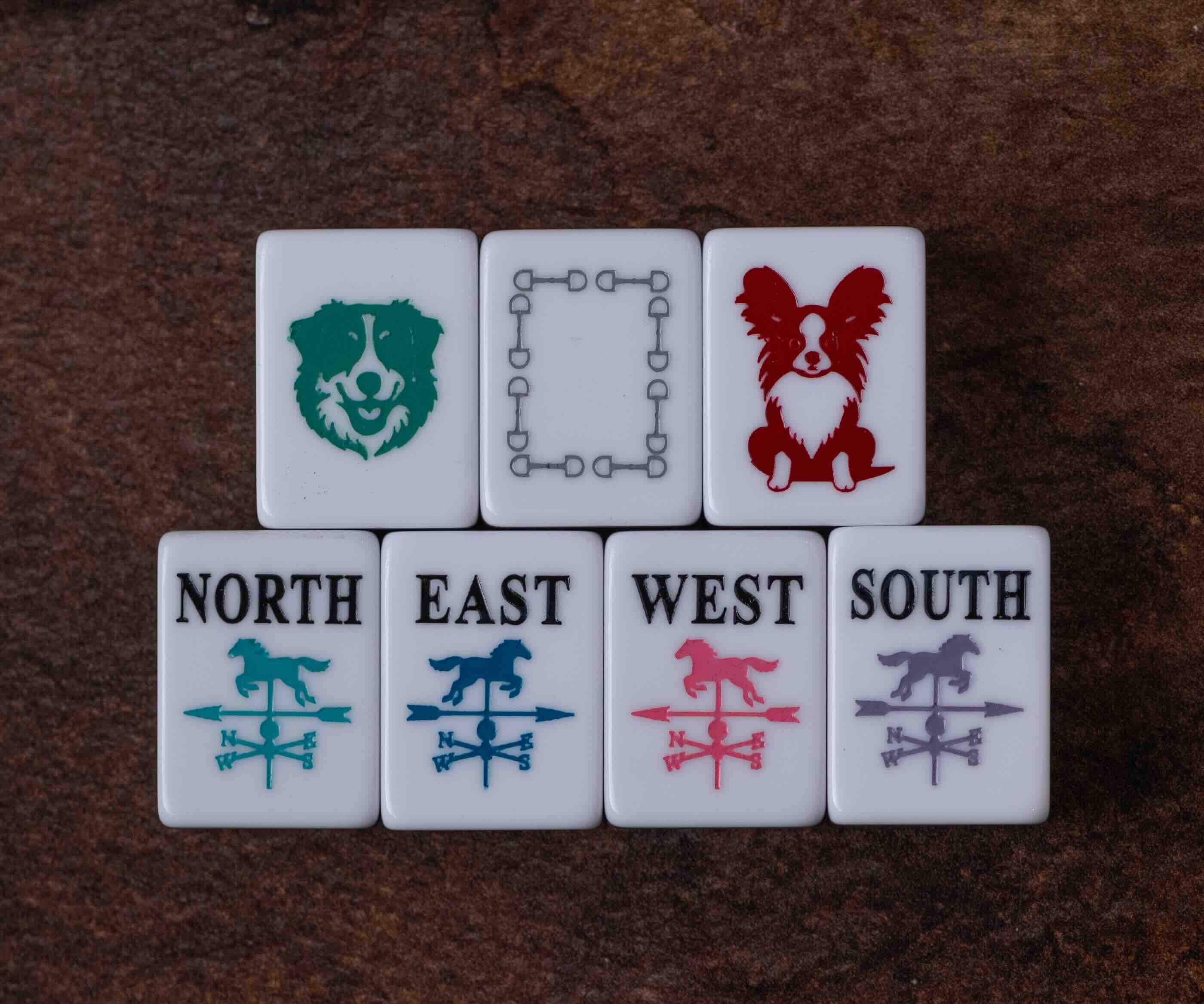Equestrian American Mahjong Tiles, product photo 17