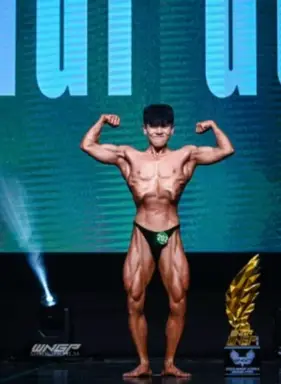 Profile photo of bodybuilder Kim Hyun-min