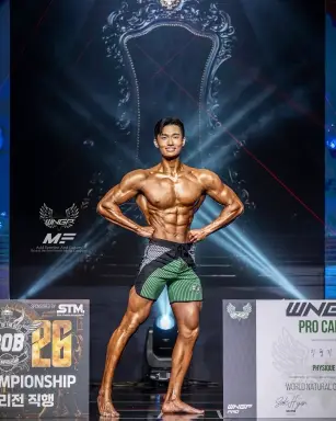 Profile photo of bodybuilder Min Hyeong-gi