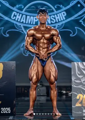 Profile photo of bodybuilder Kim Joo-hyun