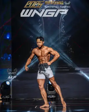 Profile photo of bodybuilder Cho Min-seong