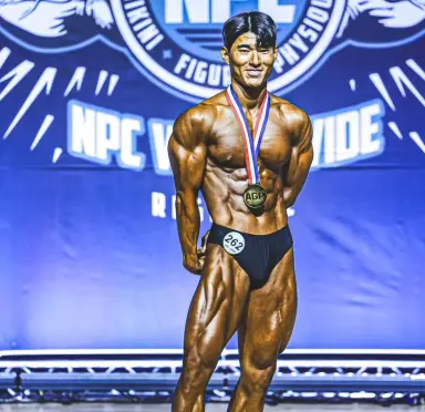 Profile photo of bodybuilder Jung Min-soo