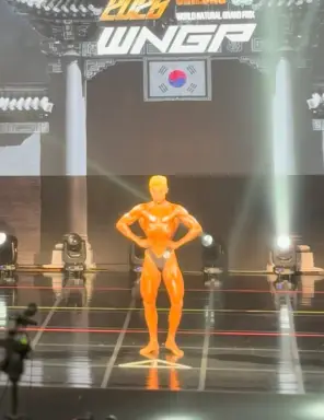 Profile photo of bodybuilder Kim Jae-jun