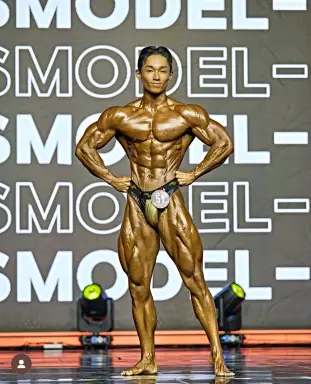 Profile photo of bodybuilder Cha Woo-jun