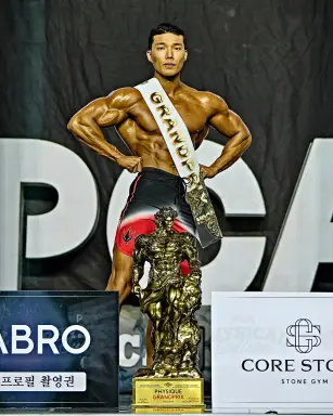 Profile photo of bodybuilder Moon Joo-hyun
