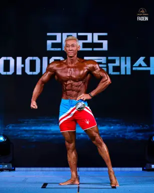 Profile photo of bodybuilder Kim Moon-ha