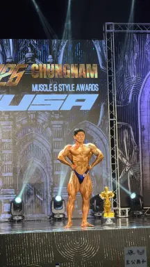 Profile photo of bodybuilder Baek Min-ho