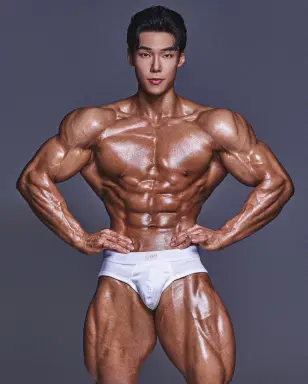Profile photo of bodybuilder Kim Min-soo