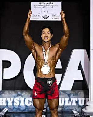 Profile photo of bodybuilder Kim Gyeong-uk