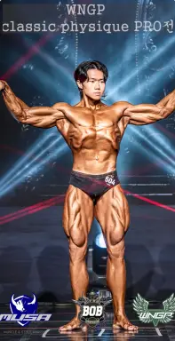 Profile photo of bodybuilder Shin Seung-yeop