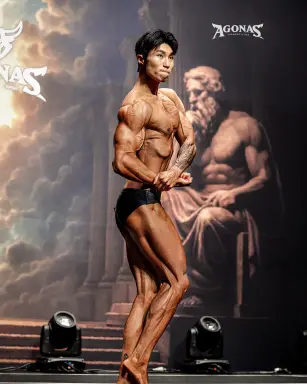 Profile photo of bodybuilder Seok Min-gyu