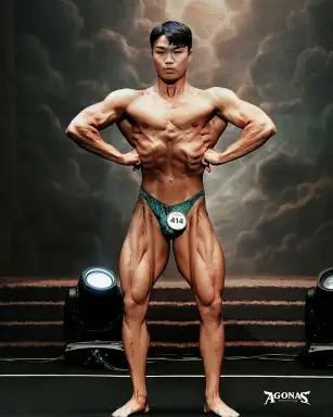 Profile photo of bodybuilder Jung Han-bin