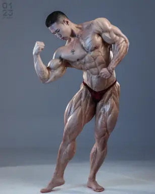 Profile photo of bodybuilder Han Jeong-yong