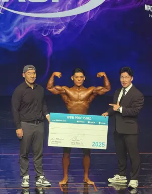 Profile photo of bodybuilder Kim Yong-jun