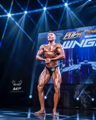 Profile photo of bodybuilder Hwang Ho-young