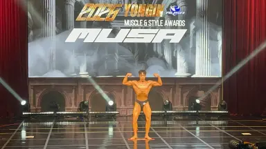 Profile photo of bodybuilder Ahn Hyun-soo