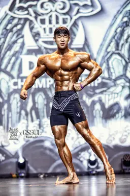 Profile photo of bodybuilder Kim Beom-sik