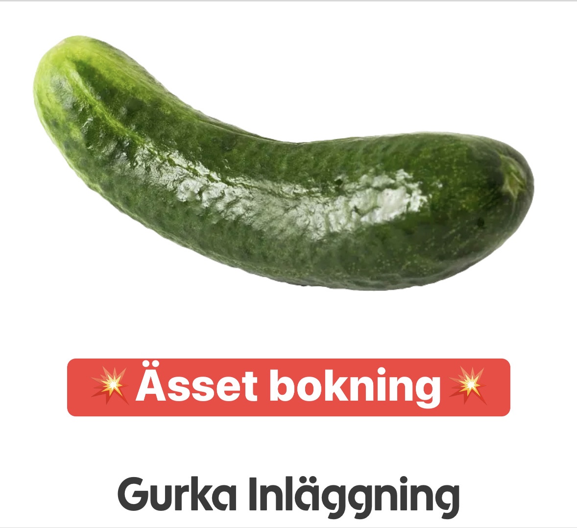 Inläggningsgurka