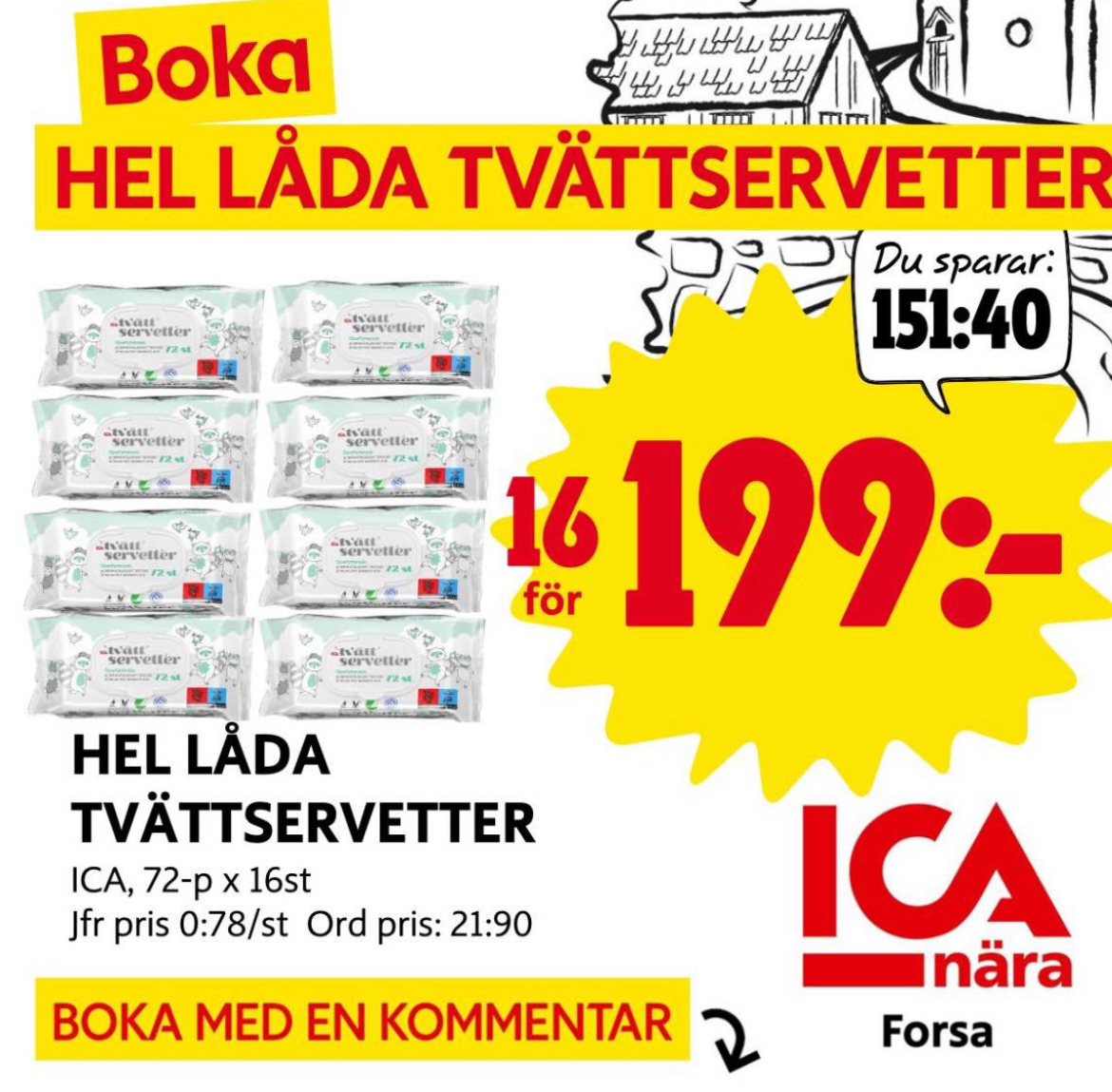 TVÄTTSERVETTER