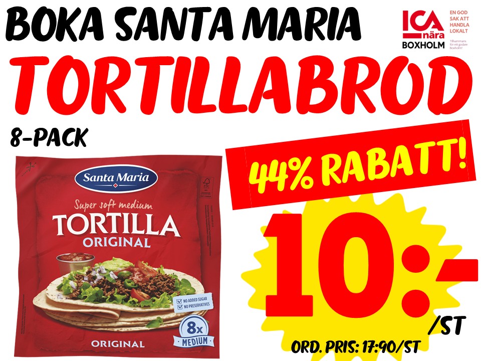 tortillabröd santa maria