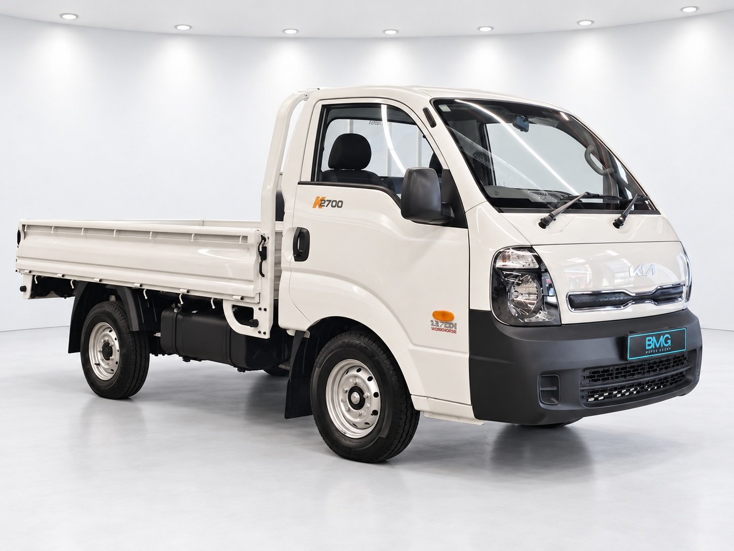 2026 Kia K-Series Pick-Up — Front-right three-quarter