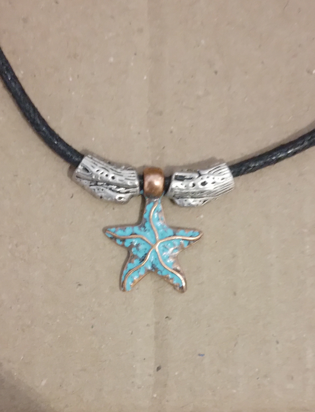 Starfish simple necklace 