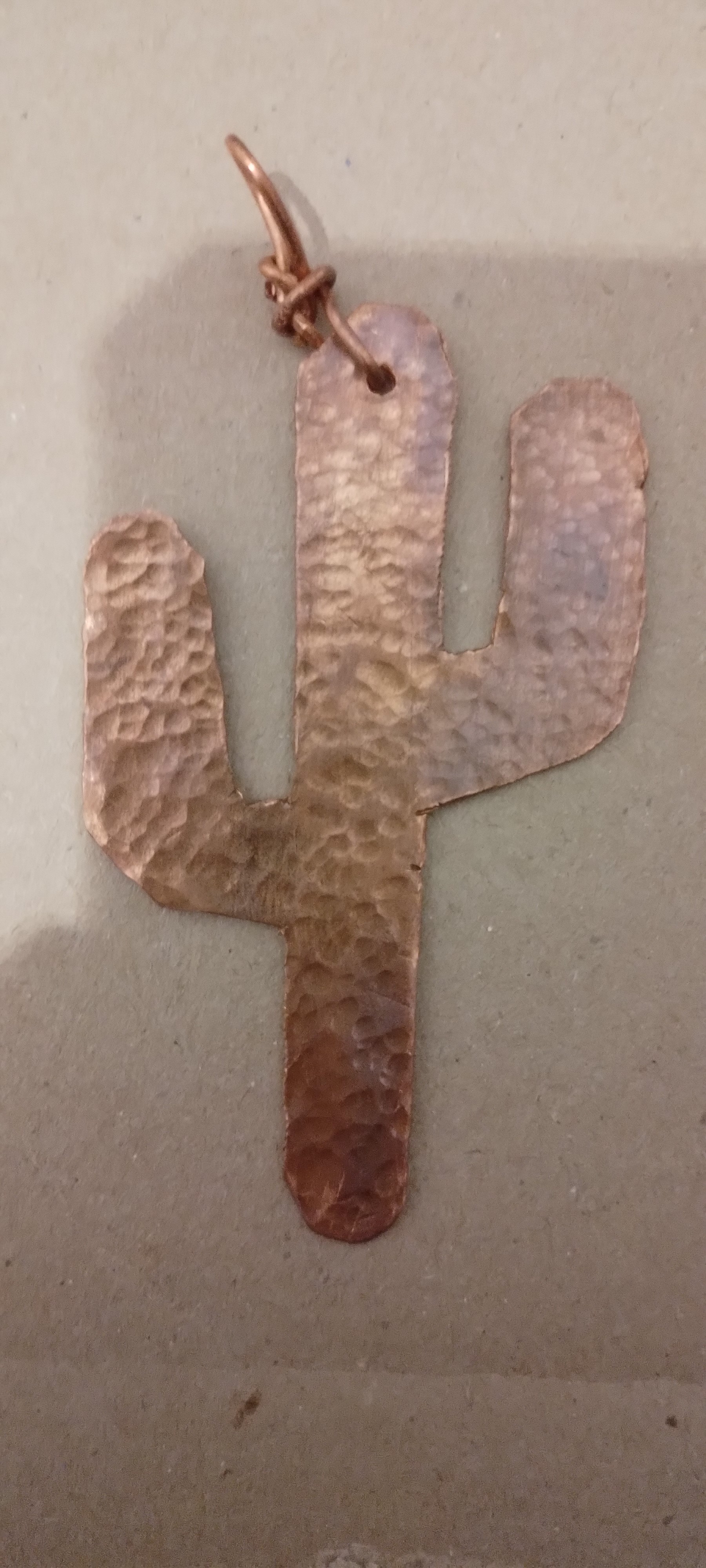 Large Cactus Keyring