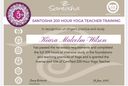Certified 200 hour Yoga Teacher