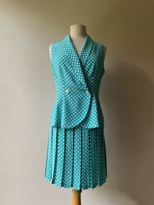 Traje de Falda y blusa vintage