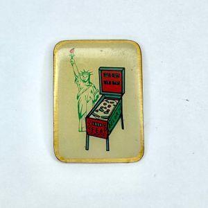 Vintage New York pinball Pin 