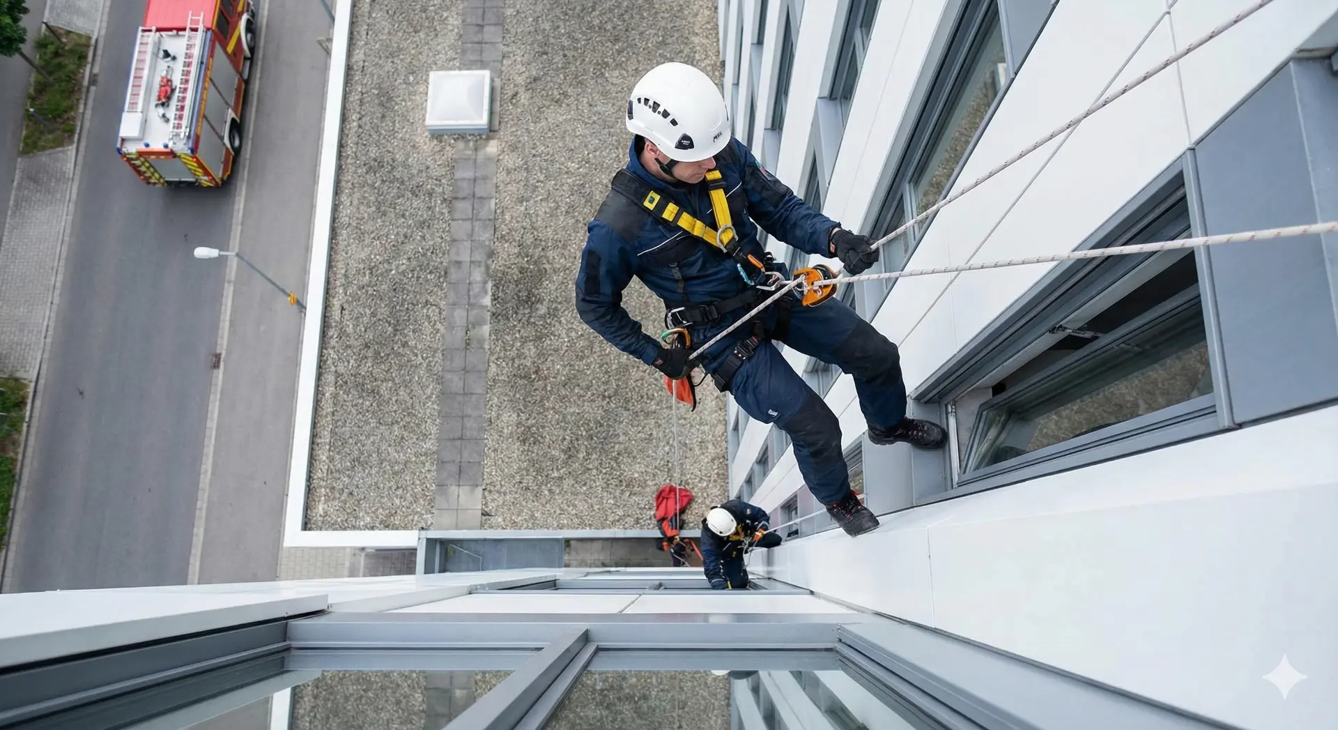 Dominando la verticalidad: Gestión de anclajes y sistemas de ventaja mecánica en entornos urbanos