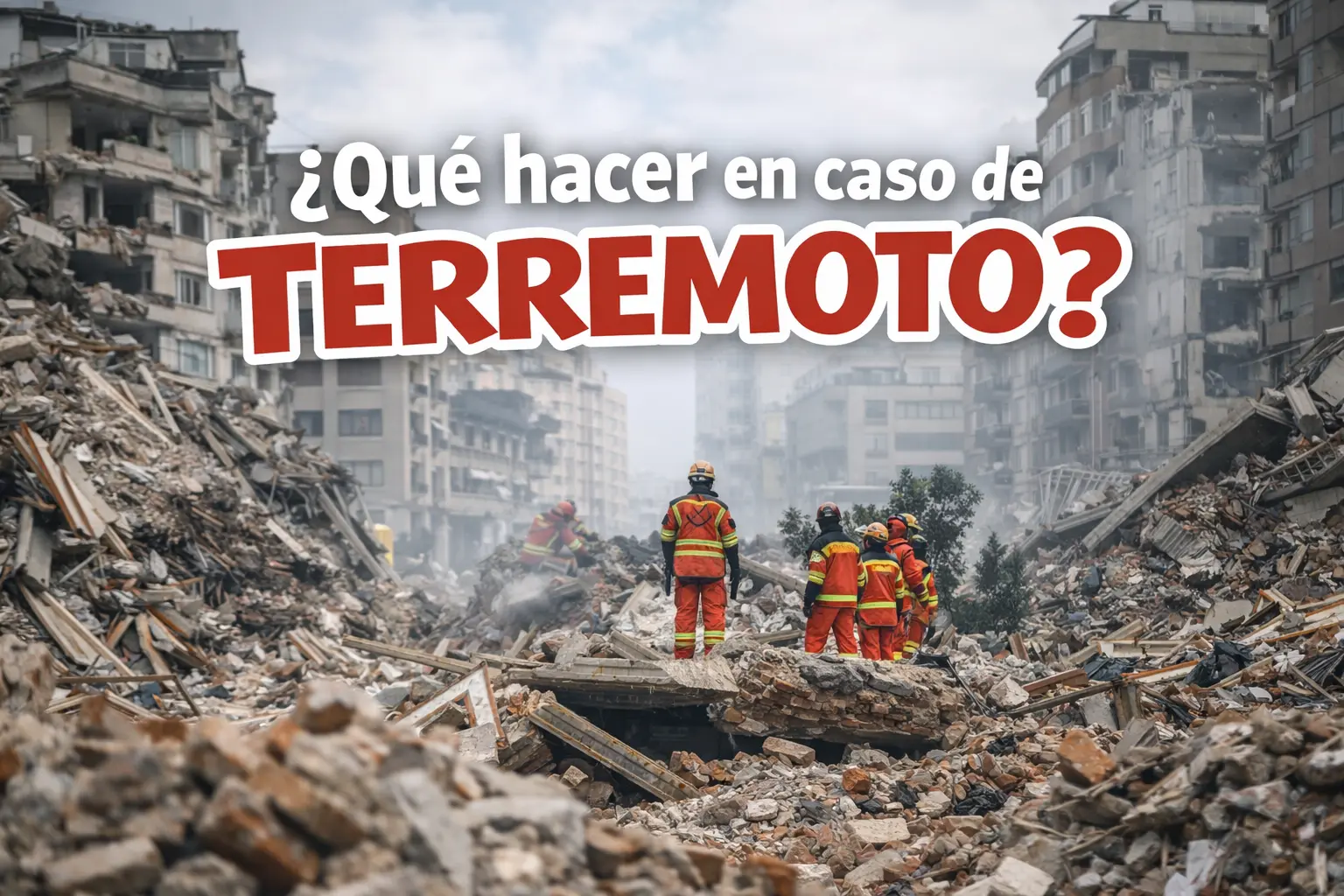 Qué hacer en caso de terremoto: guía práctica con recomendaciones de seguridad