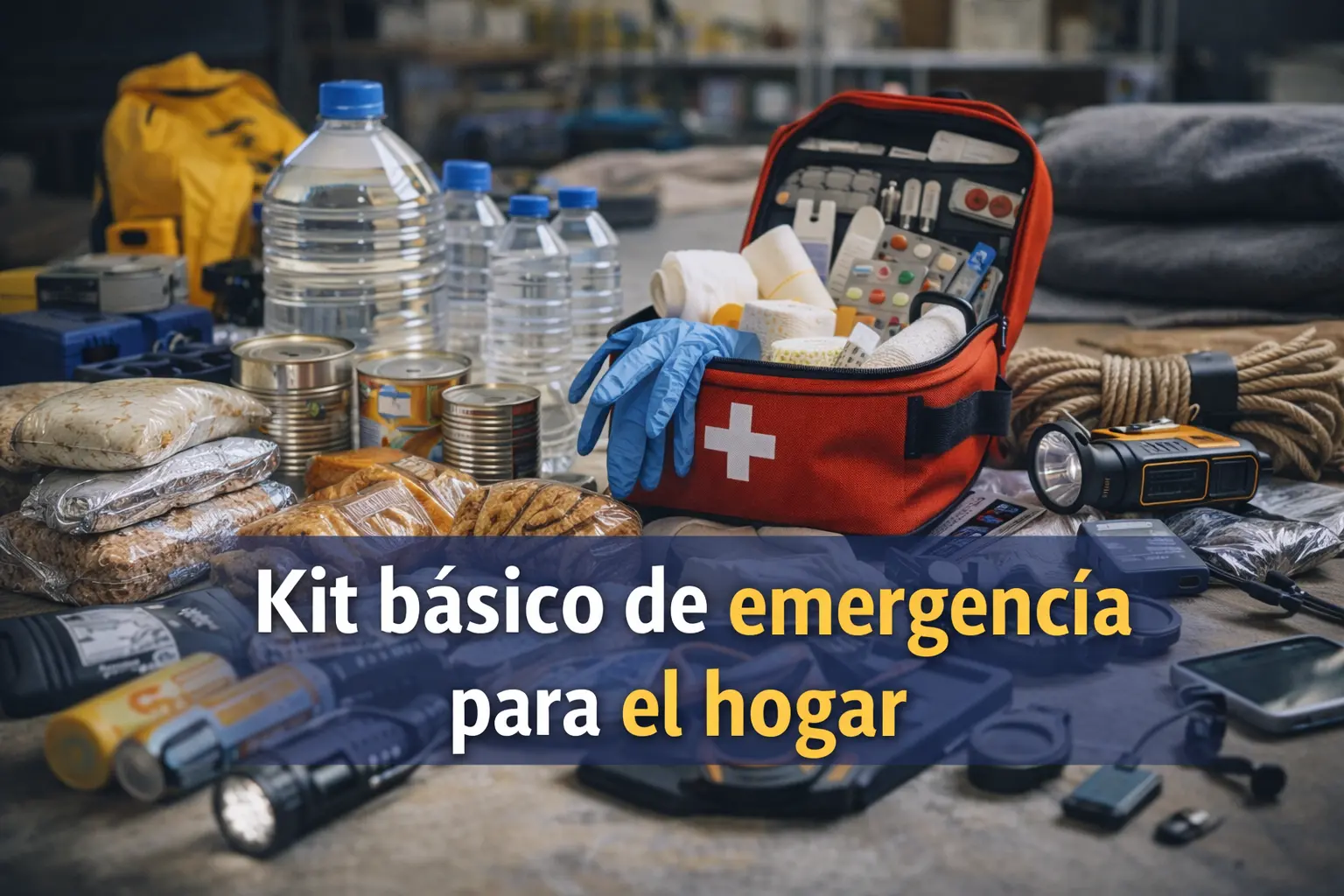 Kit básico de emergencia para el hogar: preparación ante cualquier imprevisto