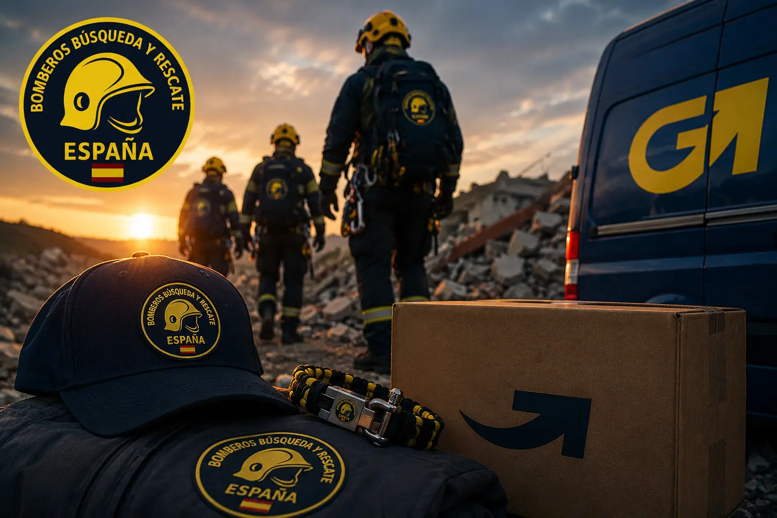 GLS y Bomberos de Búsqueda y Rescate: una colaboración solidaria para seguir ayudando en emergencias
