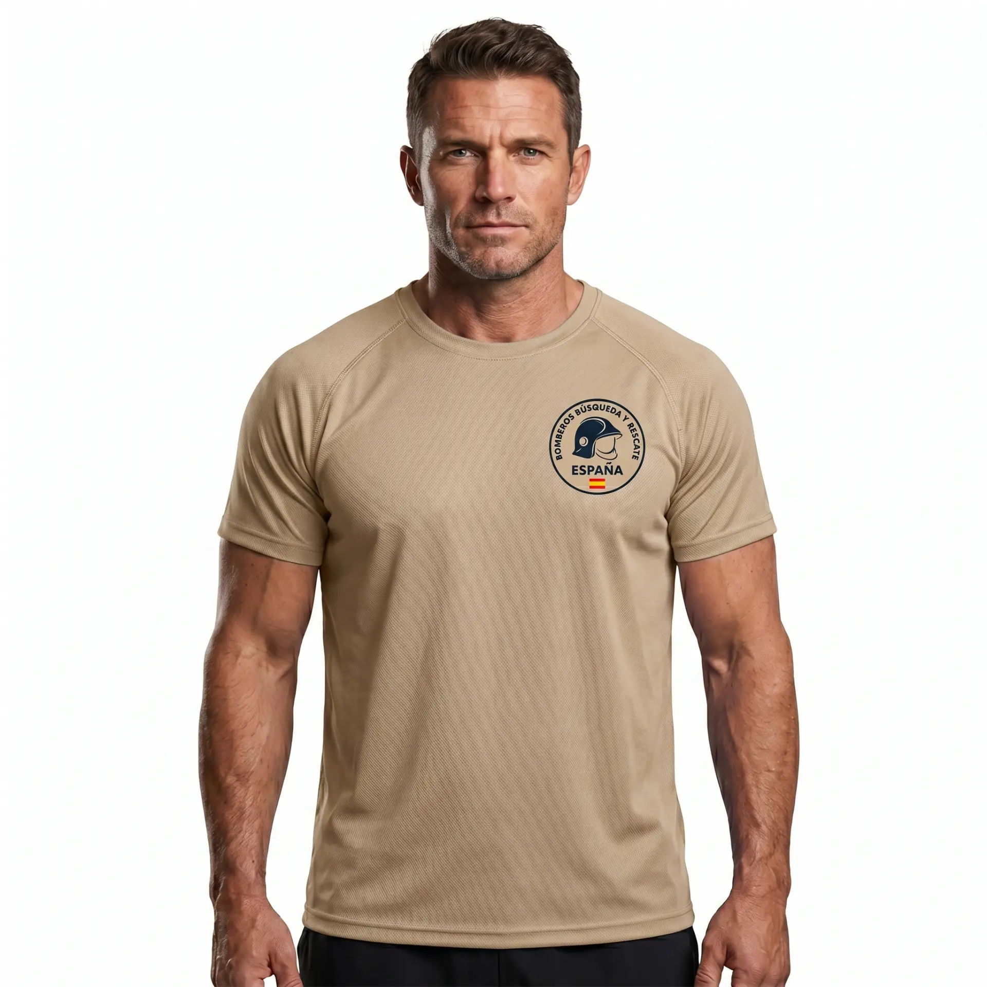 Camiseta Técnica BRE Hombre - Camel