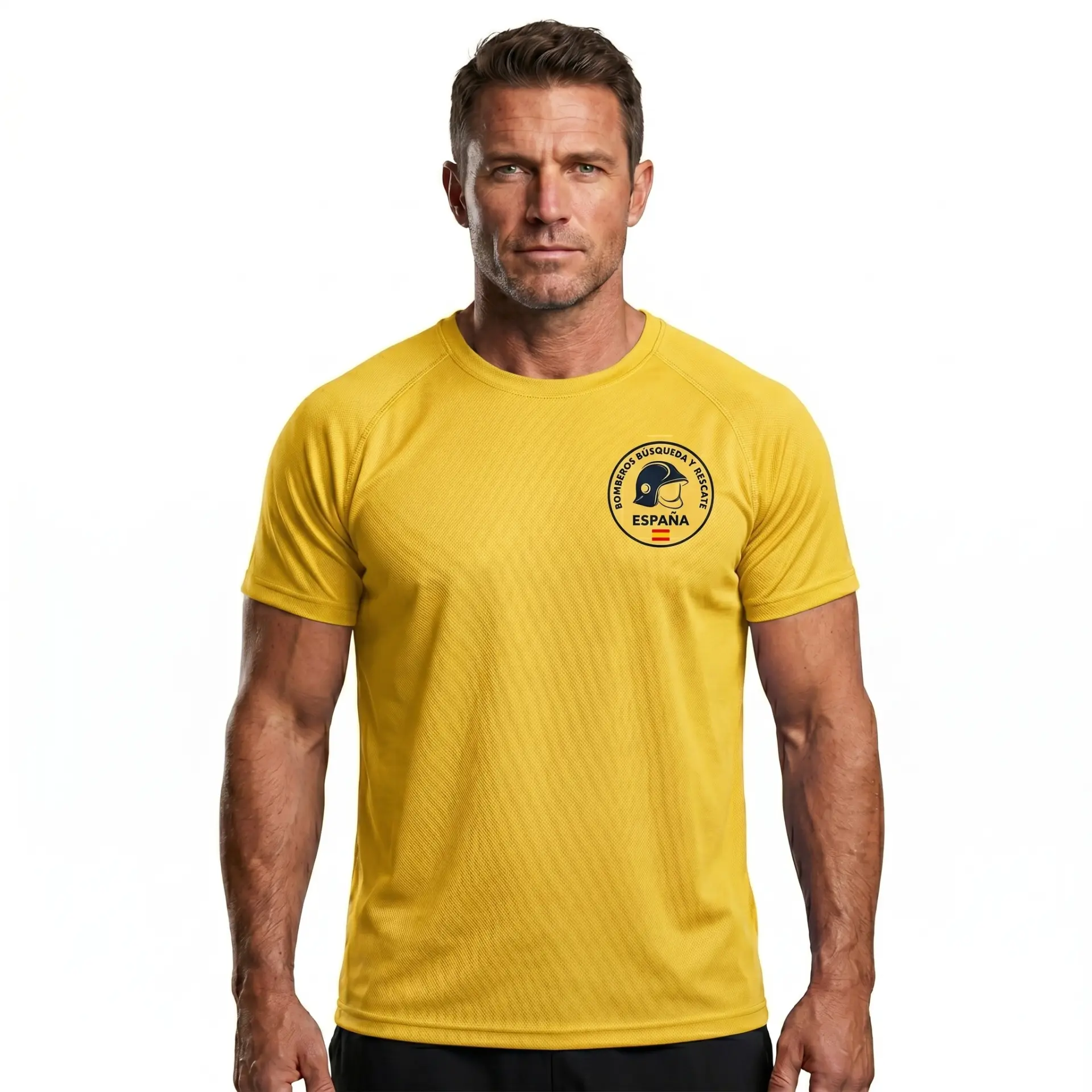 Camiseta Técnica BRE Hombre - Amarilla