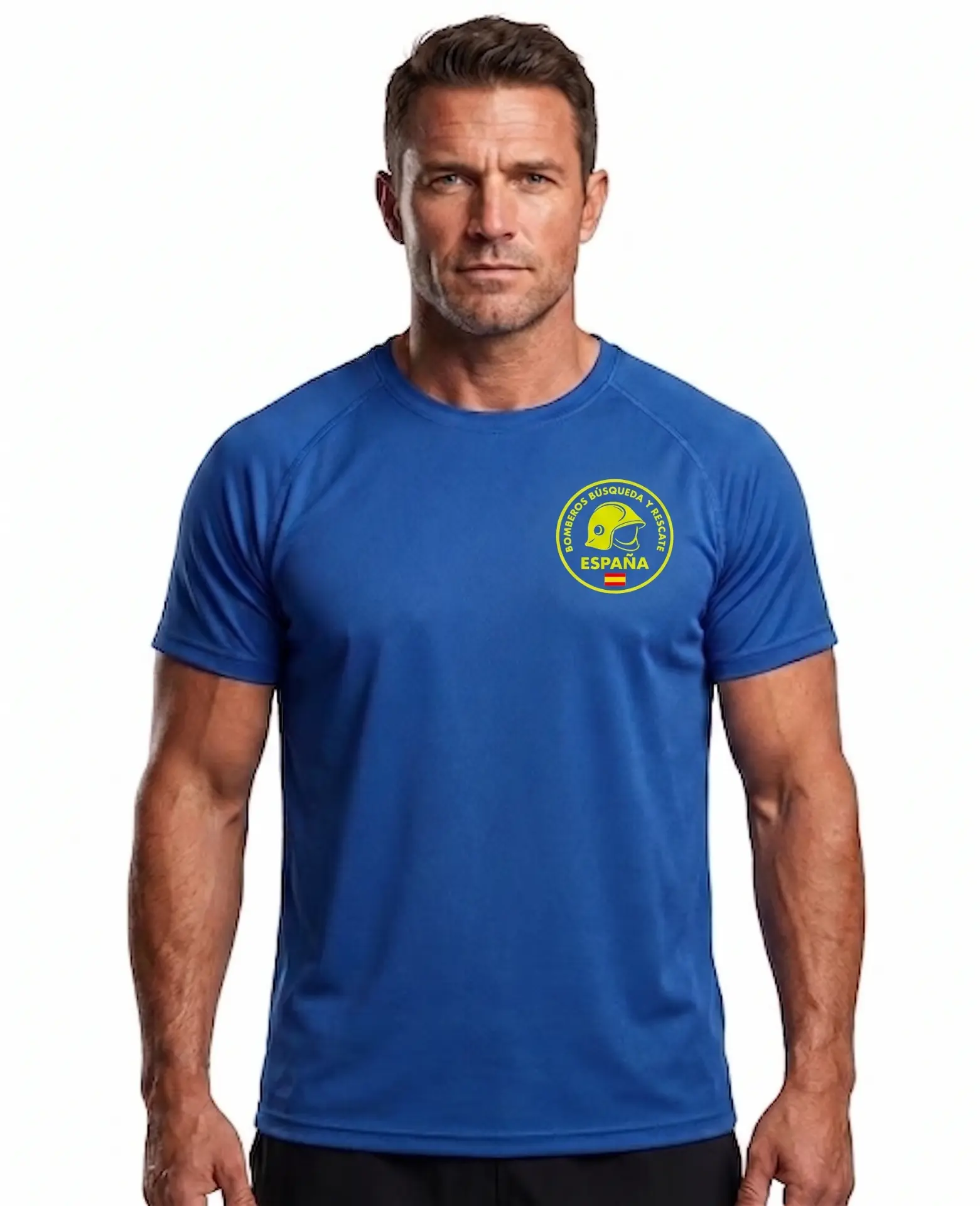 Camiseta Técnica BRE Hombre - Azul